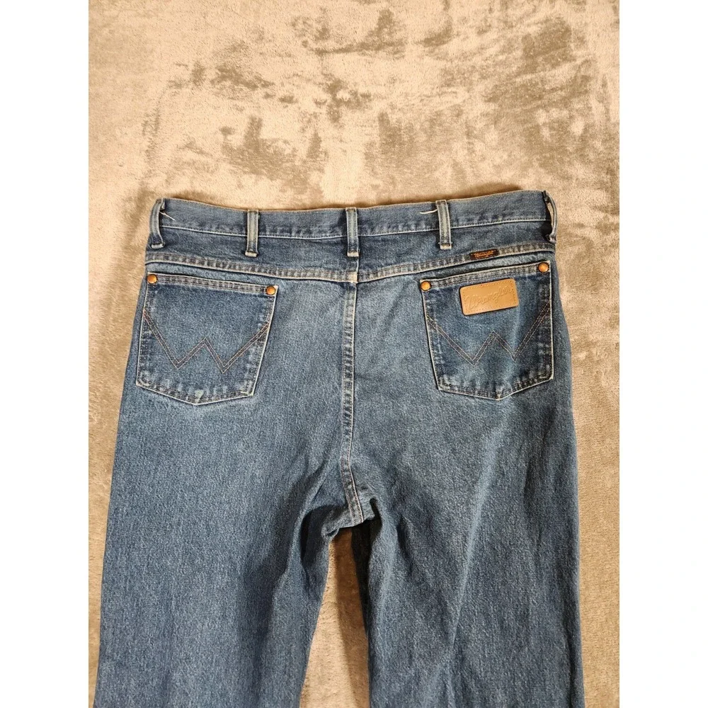 Wrangler Jeans Men's 37X35 ‎ (Tag 38X36) Cowboy Cut Western Slim Straight 936PWD